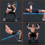 Adjustable Weight Bench and Squat Rack Set