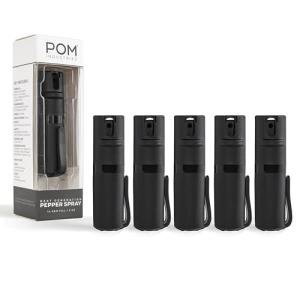 POM Pepper Spray with Clip and 10 ft Range