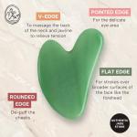Mount Lai Jade Gua Sha Facial Tool for Radiance