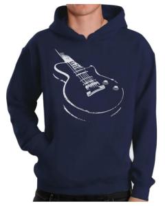 Guitar Graphic Hoodie for Men - Perfect Gift