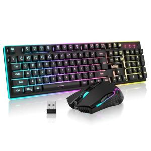 RedThunder K10 Wireless Gaming Keyboard & Mouse Set
