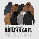 CornerStone Heavyweight Full Zip Hoodie with Hood