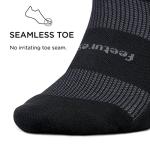 Feetures Max Cushion Ankle Socks - Black, M (3 Pair)