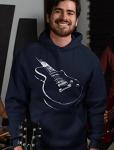 Guitar Graphic Hoodie for Men - Perfect Gift