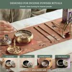 Brass Incense Burner Kit for Relaxation and Meditation
