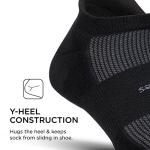 Feetures Max Cushion Ankle Socks - Black, M (3 Pair)