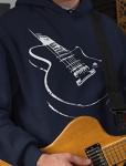 Guitar Graphic Hoodie for Men - Perfect Gift