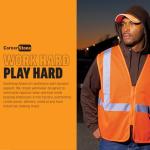 CornerStone Heavyweight Full Zip Hoodie with Hood