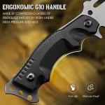 NedFoss Wolf Tactical Survival Knife With Sheath