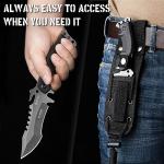 NedFoss Wolf Tactical Survival Knife With Sheath