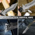 NedFoss Wolf Tactical Survival Knife With Sheath
