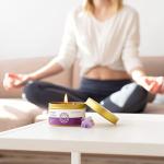 Chakra Candle Set with Crystals for Mindfulness