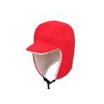 Red Windproof Thermal Skull Cap for Sports