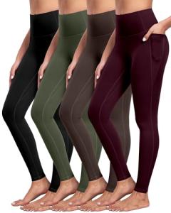NORMOV High Waisted Yoga Leggings with Pockets