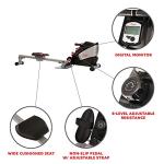 Sunny Health Dual Function Magnetic Rowing Machine