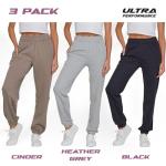 Women's Ultra Performance Joggers 3-Pack Set