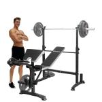 Adjustable Olympic Weight Bench Set for Home Workouts