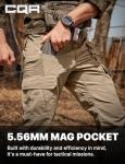 CQR Men's Lightweight Water-Resistant Tactical Pants