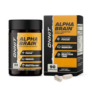 ONNIT Alpha Brain Nootropic Cognitive Support Capsules