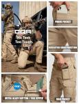 CQR Men's Lightweight Water-Resistant Tactical Pants