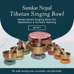 Tibetan Singing Bowl Set for Meditation and Healing