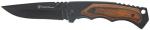 Smith & Wesson 8.5in Folding Knife with Wood Handle