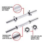 Adjustable 40-Pound Dumbbell Weight Set, Black