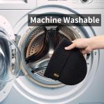 Merino Wool Beanie for Men and Women, Black