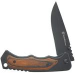 Smith & Wesson 8.5in Folding Knife with Wood Handle