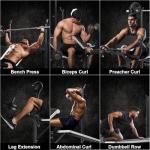 Adjustable Olympic Weight Bench Set for Home Workouts