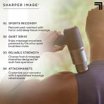 Sharper Image Powerboost Pro+ Massage Gun for Pain Relief