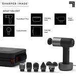Sharper Image Powerboost Pro+ Massage Gun for Pain Relief