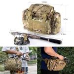 Dr.Fish 125-Piece Travel Fishing Rod and Reel Set