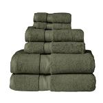 Luxury 6-Piece Egyptian Cotton Towel Set - Forest Green