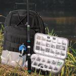 Fishing Tools Kit with Rod, Reel, and Tackle