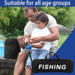 Fishing Tools Kit with Rod, Reel, and Tackle