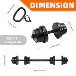 Adjustable 3-in-1 Dumbbell & Kettlebell Set