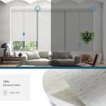 Smart Motorized Light Filtering Roller Shades with Voice Control