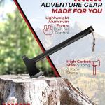 Multi-Tool Camping Hatchet with Firestarter & Saw