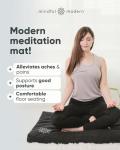 Mindful Modern Cotton Zabuton Meditation Mat