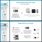 Smart Motorized Light Filtering Roller Shades with Voice Control