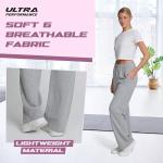 Ultra Soft Wide Leg Lounge Sweatpants 3 Pack