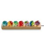 7 Chakra Healing Spheres with LED Stand
