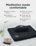 Mindful Modern Cotton Zabuton Meditation Mat