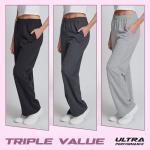 Ultra Soft Wide Leg Lounge Sweatpants 3 Pack