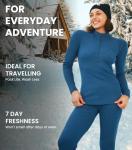 Merino.tech Women's Heavyweight Merino Wool Base Layer Set