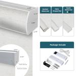 Smart Motorized Light Filtering Roller Shades with Voice Control