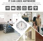 WiFi Hidden Spy Camera Wall Clock 1080P HD
