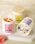 Aromatherapy Scented Candles with Crystals - 40oz