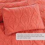 Coral King Quilt Set with Ocean Star Design